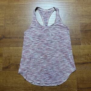 Lululemon Tank Top S Red Stripe Racerback Lightweight Athleisure Modern Yoga